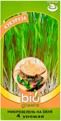 Микрозелень на окне КУКУРУЗА bio greens