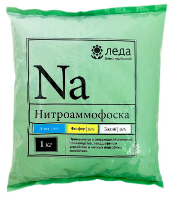 Нитроаммофоска Na 1кг Леда