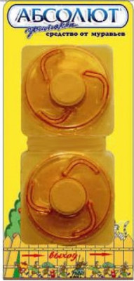 Приманка от муравьев, таблетки (2шт) АМПД2К Абсолют