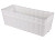 Ящик для цветов Изюминка 06л с подст. белый М3354