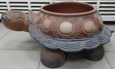 Кашпо Черепаха керамика Кунгур