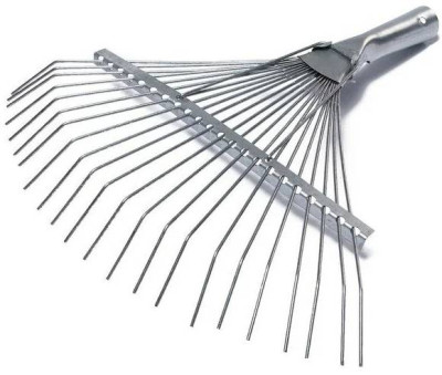 Грабли веерные 22 зубьев оцинк. проволочные большие