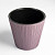 Горшок для цветов Ажур 230мм, 5л морозная слива