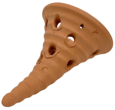 Кашпо подвес Рог 12*16см керамика