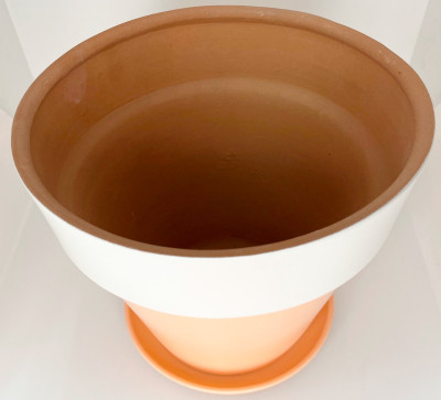 Горшок Разноцветный 23*23см 5л керамика Кунгур