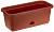 Горшок для цветов Балконный ящик 400мм с поддоном терракот М3220