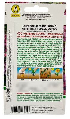 Ангелония узколистная СЕРЕНИТА смесь сортов АЭЛИТА описание