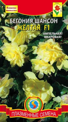 Бегония Шансон Желтая 10 др.