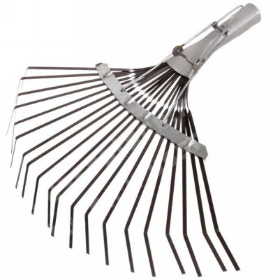 Грабли веерные 20 зубьев оцинк. пластинчатые раздвижные ГВ-С 647