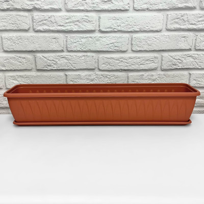 Балконный ящик Алиция с поддоном 800мм