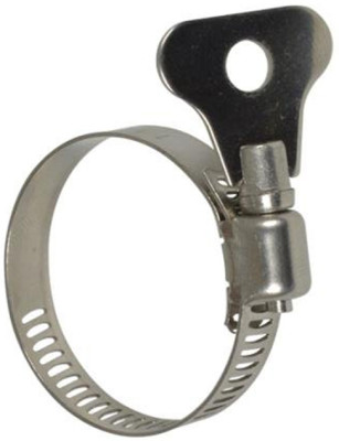 Хомут бабочка 22-38мм бабочка металл