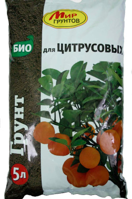 Грунт Мир Грунтов 5,0л для Цитрусовых
