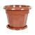 Горшок для цветов Гармония 2,5л с подст. коричневый М1575