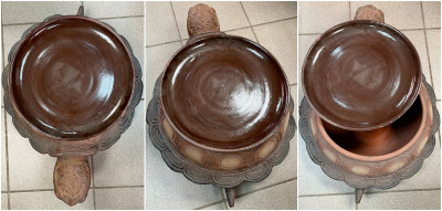 Кашпо Черепаха керамика Кунгур