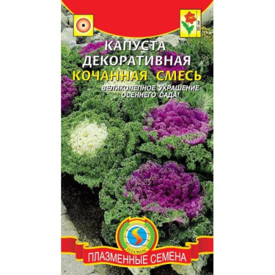 Капуста декор. кочанная смесь 15шт +