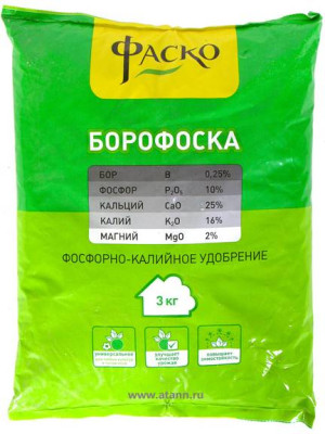 Борофоска 1кг бор, фосфор, кальций, калий, магний