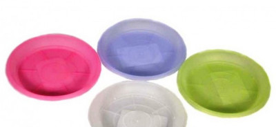 Подставка под горшок 12*9см прозрачный