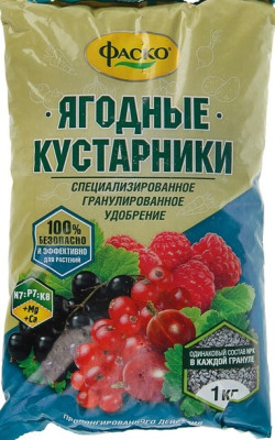Удобрение Ягодные кустарники сухое тукосмесь 1кг