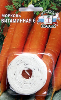 Морковь Витаминная 6 (лента) 8м