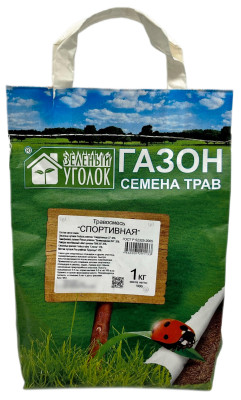 Газон Травосмесь Спортивная 1кг Зелёный Уголок
