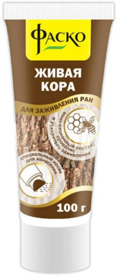 Вар садовый Живая кора для заживления ран в тубе 100г 