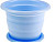Горшок для цветов Виола 2,0л с подст. голубой М1337