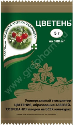 Цветень 5г стимулятор цветения, образования завязей