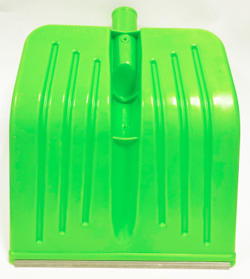 Лопата снеговая Комбат пластмассовая 430*370мм цветная с алюмин.кромкой