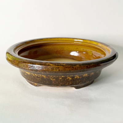 Горшок для цветов Бонсай 5 коричневый керамика