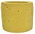 Кашпо Цилиндр жёлтое