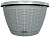 Горшок для цветов подвесной БЕЗ подвесов 4,5л серый