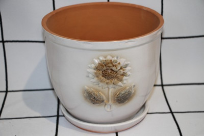 Горшок для цветов керамика Подсолнух 2,5л