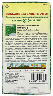 Мшанка шиловидная СЮРПРИЗ ГАВРИШ описание