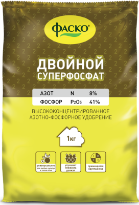 Суперфосфат двойной 1кг Фаско