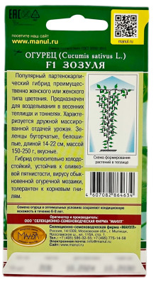 Огурец ЗОЗУЛЯ МАНУЛ описание