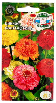 Цинния скабиозовидная Фантастика смесь СеДеК