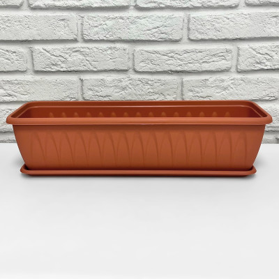 Балконный ящик Алиция с поддоном 600мм