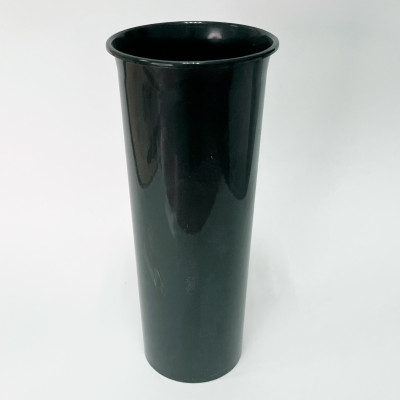 Ваза для цветов пластик 110*260мм Черный