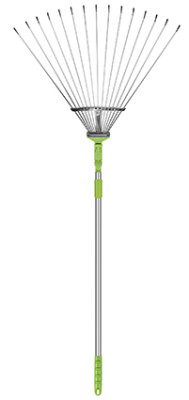 Грабли веерные раздвижные телескопические15 зубьев 0231-6