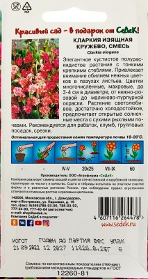 Кларкия Кружево (высокорослая смесь)