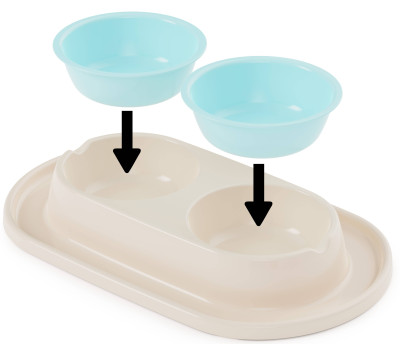 Миска для животных 0,3л Мур-Мяу М8494