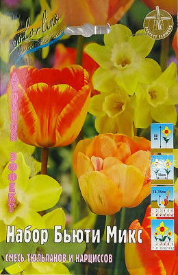 Набор Бьюти Микс Тюльпан+Нарцисс (3+3)