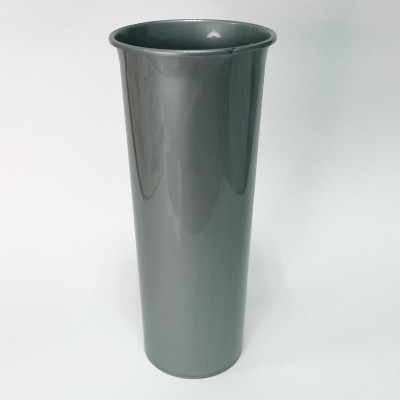 Ваза для цветов пластик 110*260мм Серый перламутр