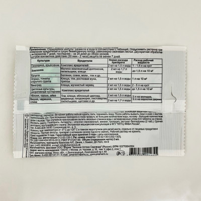 Фуфанон-Нова от вредителей 2мл описание