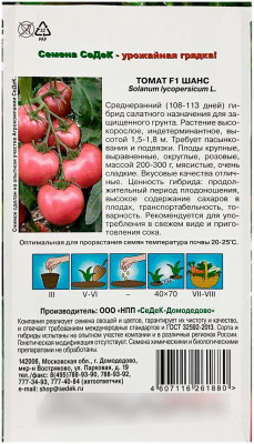 Томат ШАНС СеДеК описание