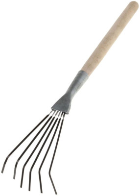 Грабли веерные пластинчатые дер. черенок