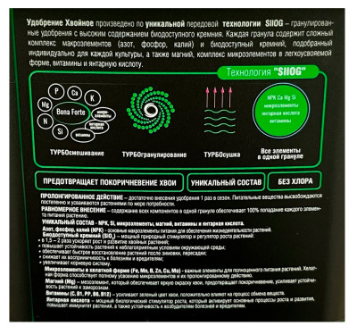 Бона Форте Удобрение Хвойное с кремнием 1л