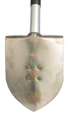 Лопата титановая средняя с алюминиевым черенком 1129-Ч