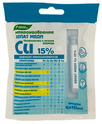 Хелат Меди 15% 4х10мл