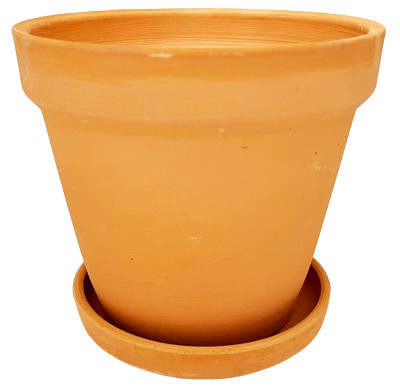 Горшок Цветочный 13*15см 1,2л терракот керамика Кунгур